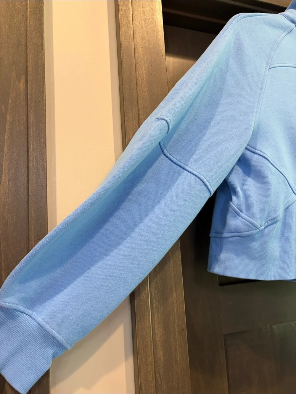 Lululemon Athletica oversized Scuba Cropped Half-Zip Pullover